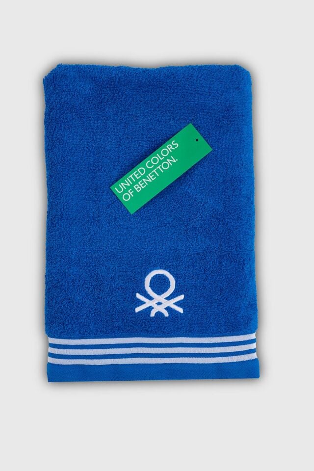Benetton Havlu Set 3'lü Mavi