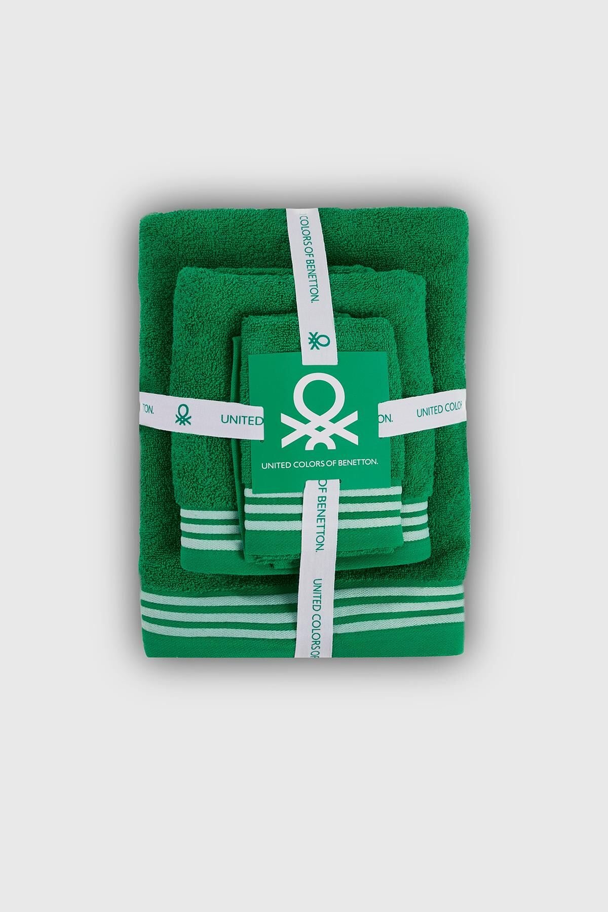 Benetton Havlu Set 3'lü Yeşil