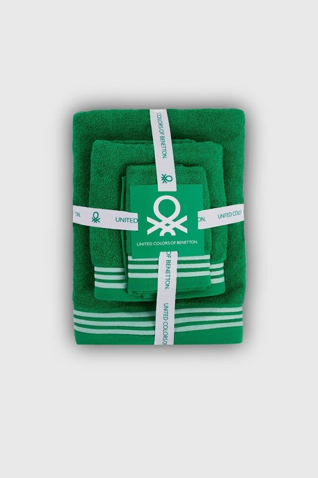 Benetton Havlu Set 3'lü Yeşil