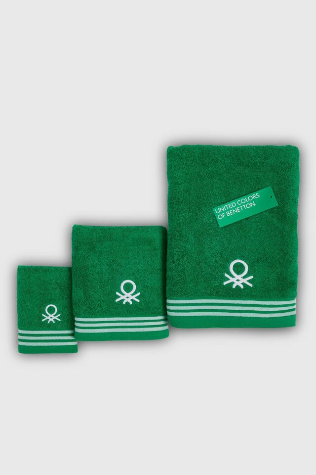 Benetton Havlu Set 3'lü Yeşil