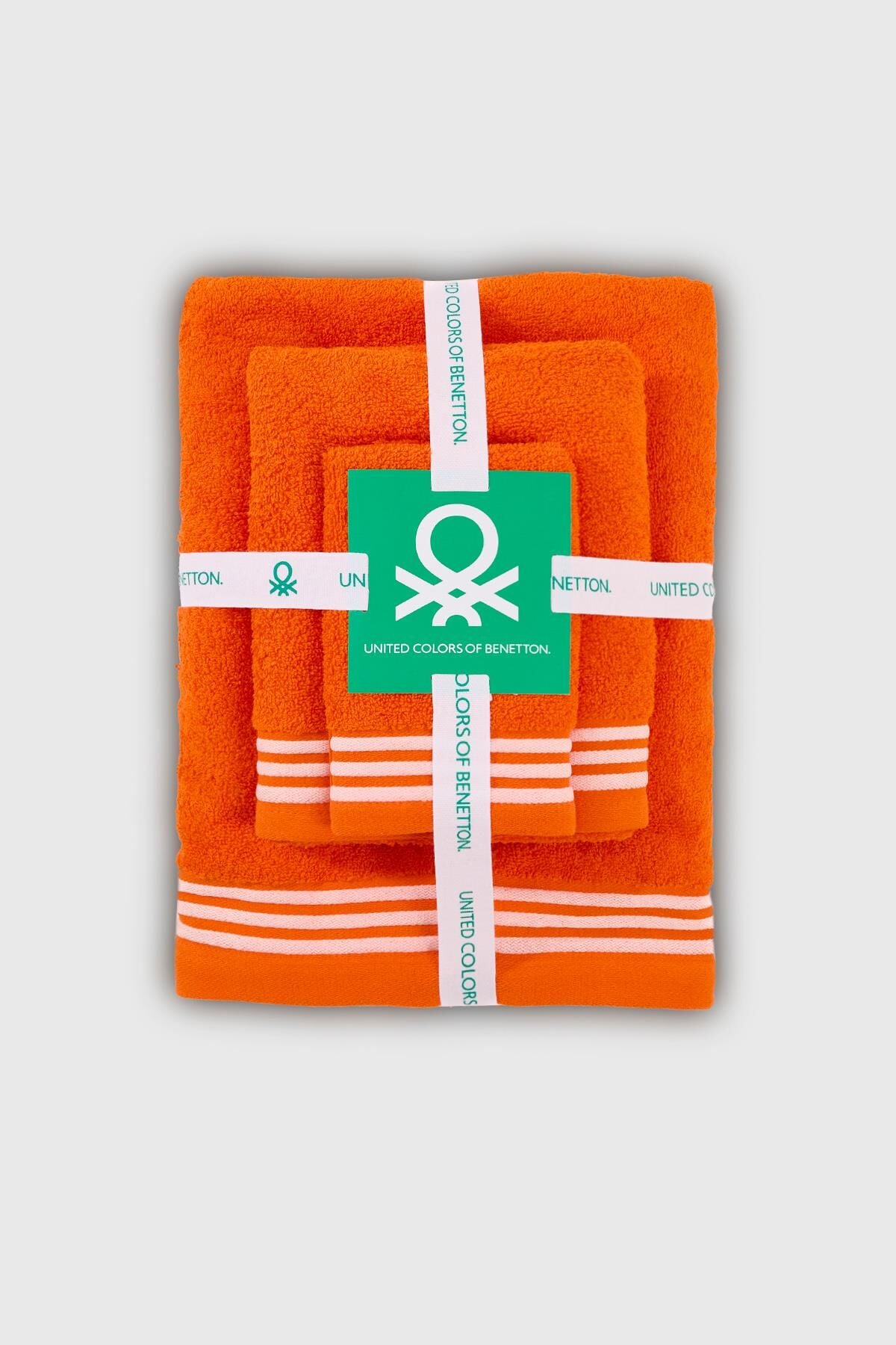 Benetton Havlu Set 3'lü Turuncu