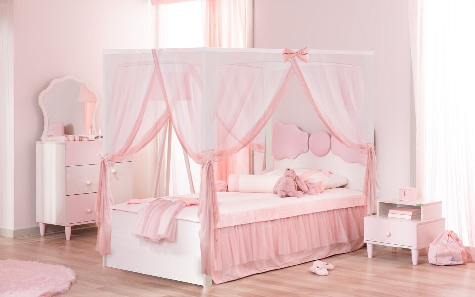 Pollina Bed with Mosquito Net 100x200cm