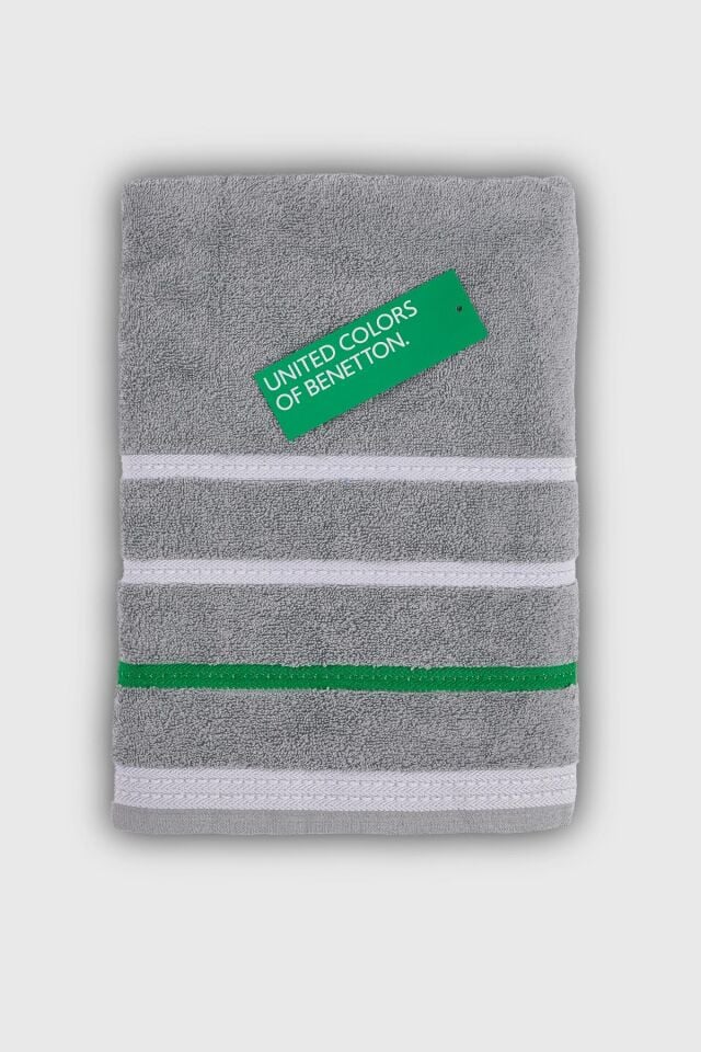 Benetton Havlu Set 3'lü Gri