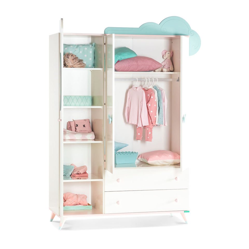Unicorn 3 Kapaklı Dolap