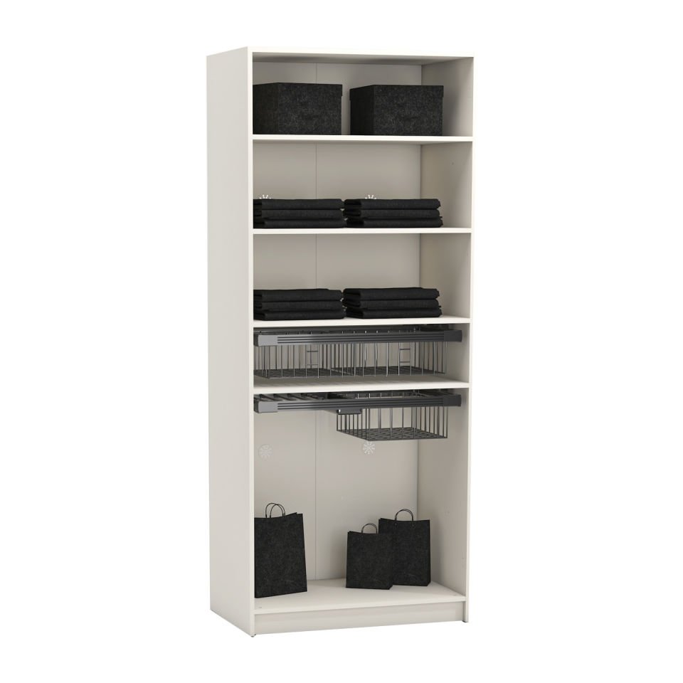 York Kum 2K Dolap: Sepetli Kapaksız