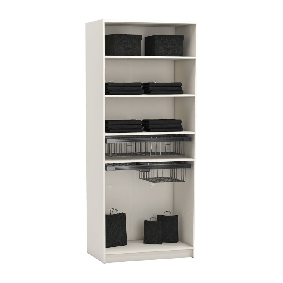 York Kum 2K Dolap: Sepetli Kapaksız