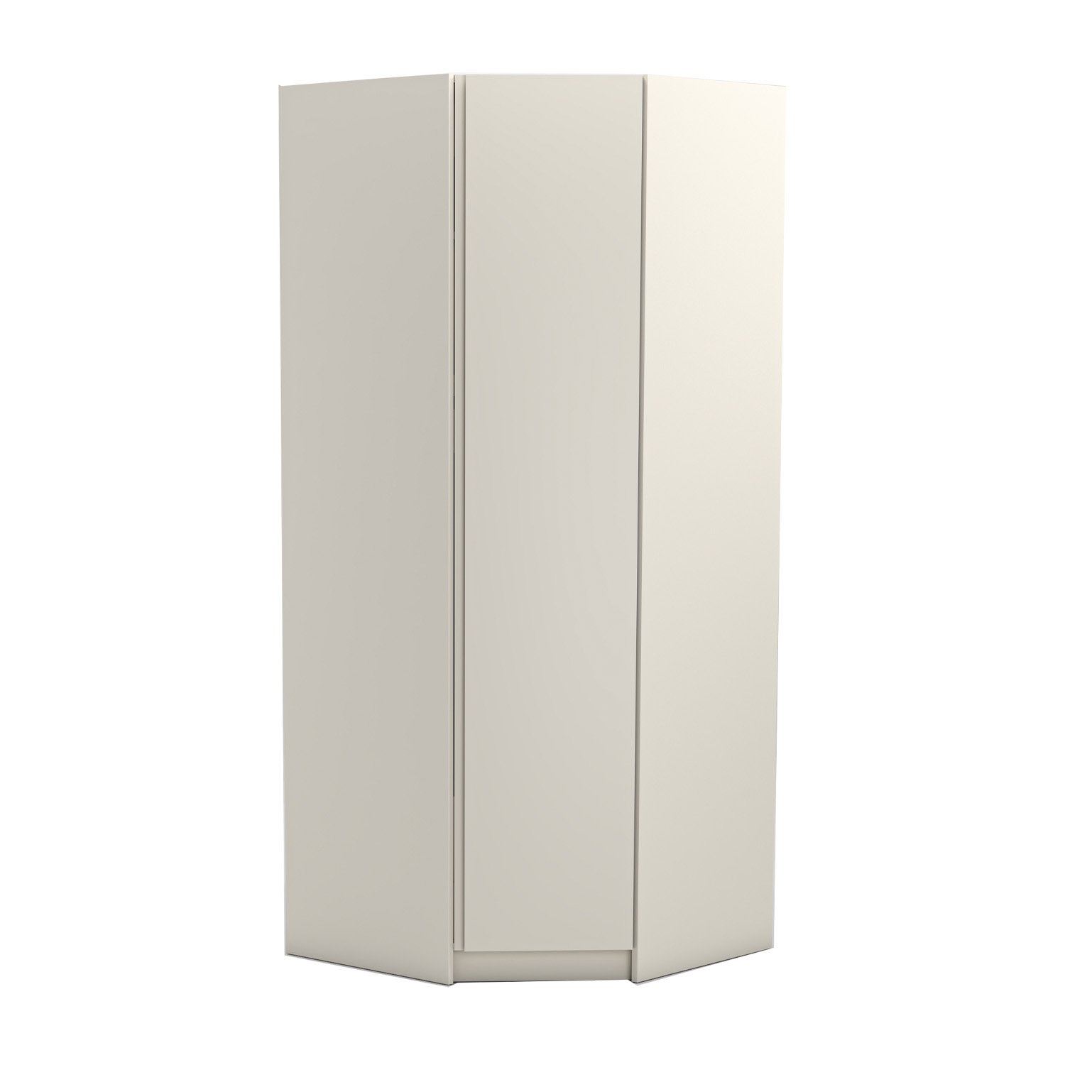 York Kum Köşe Dolap Ahşap Kapaklı