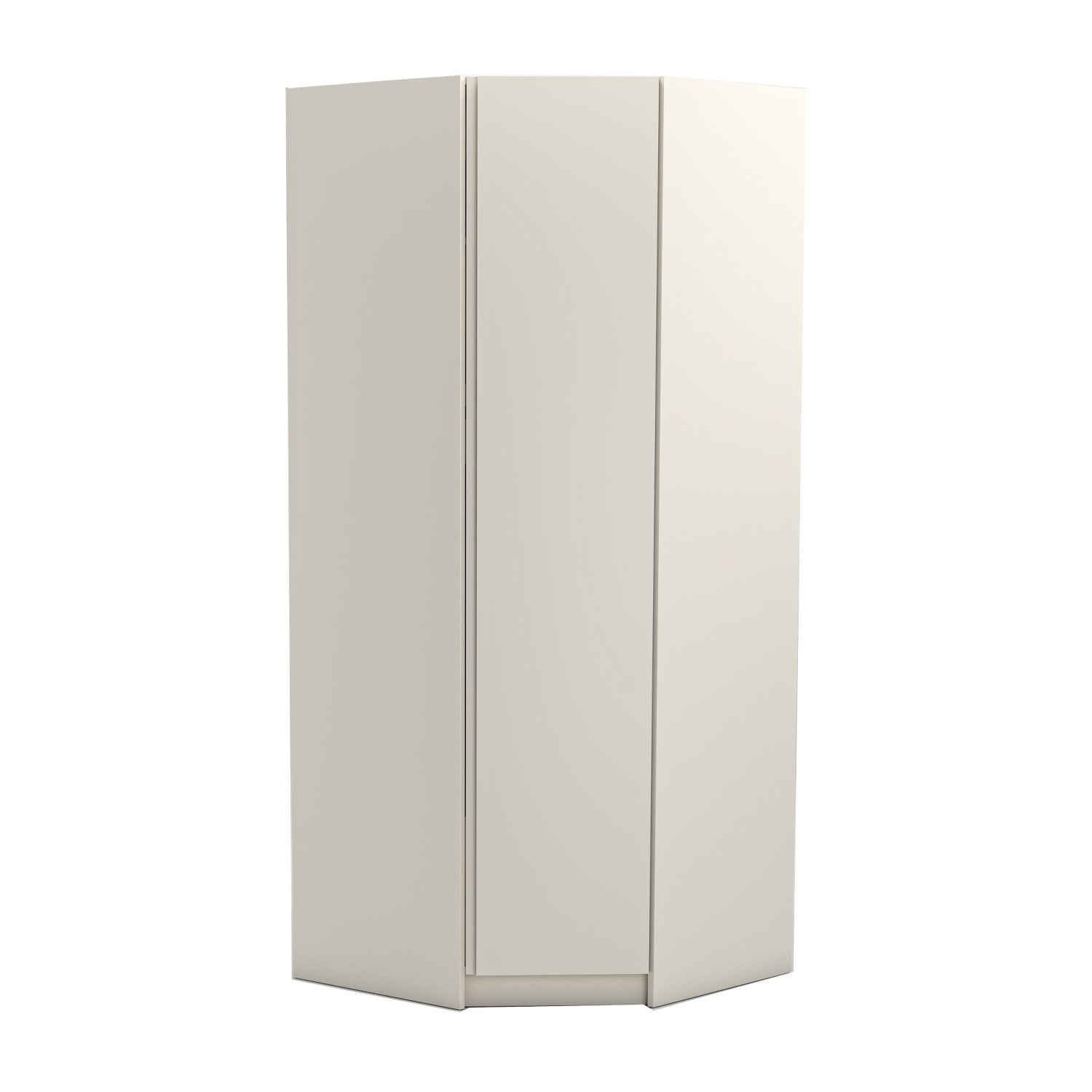 York Kum Köşe Dolap Ahşap Kapaklı