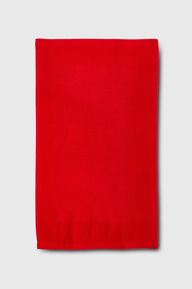 Misafir Havlusu 30x50cm Kırmızı