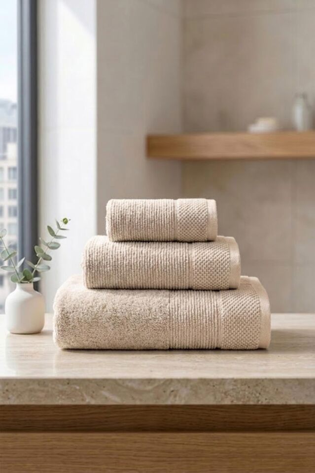 Benetton Banyo Havlusu Bej