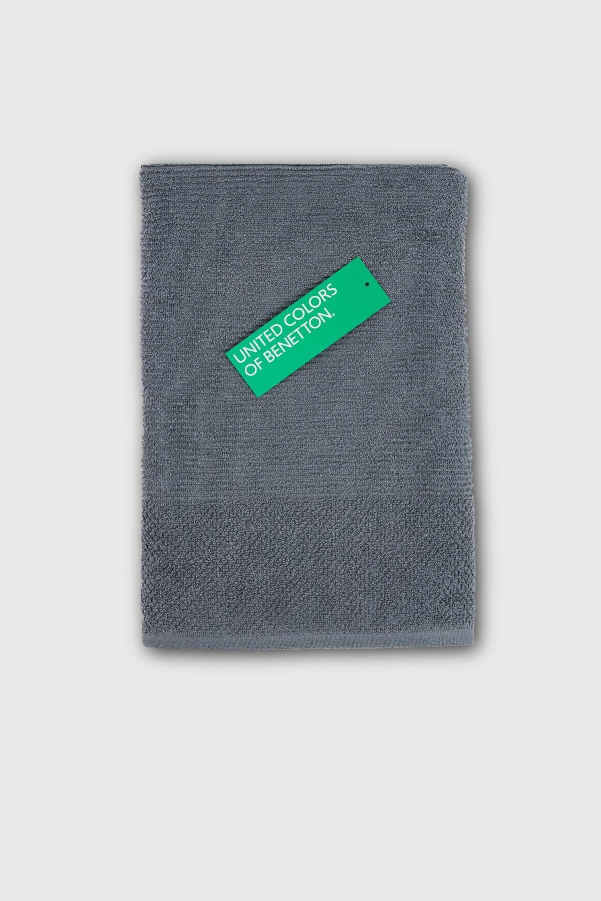 Benetton Banyo Havlusu Koyu Gri