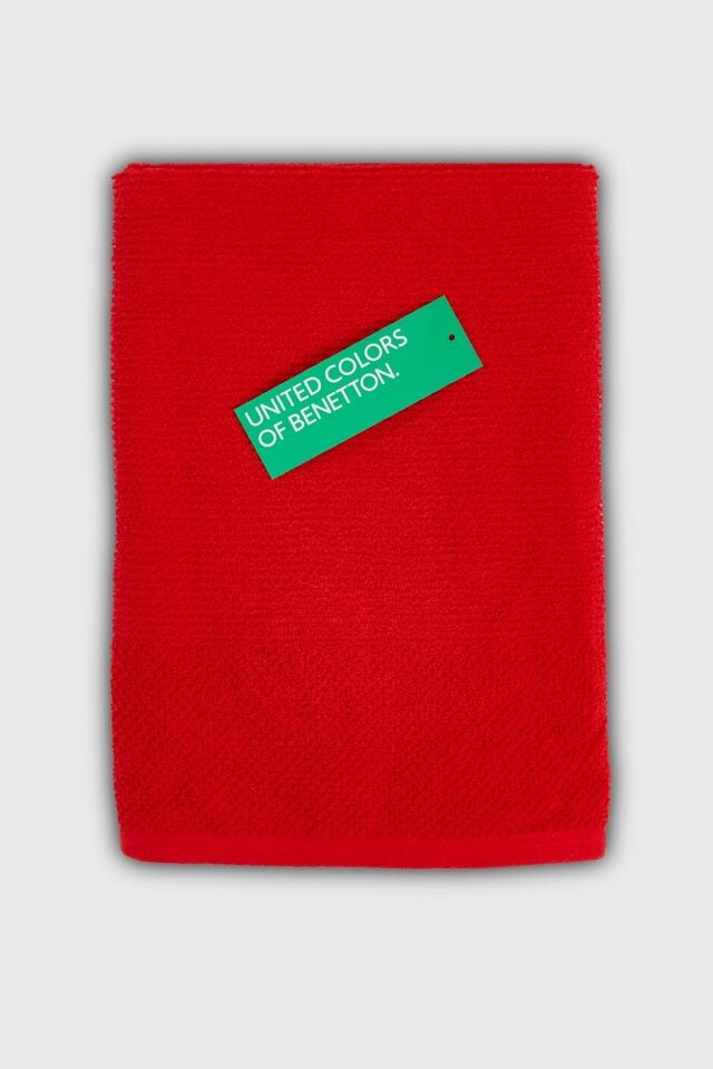 Benetton Banyo Havlusu Kırmızı