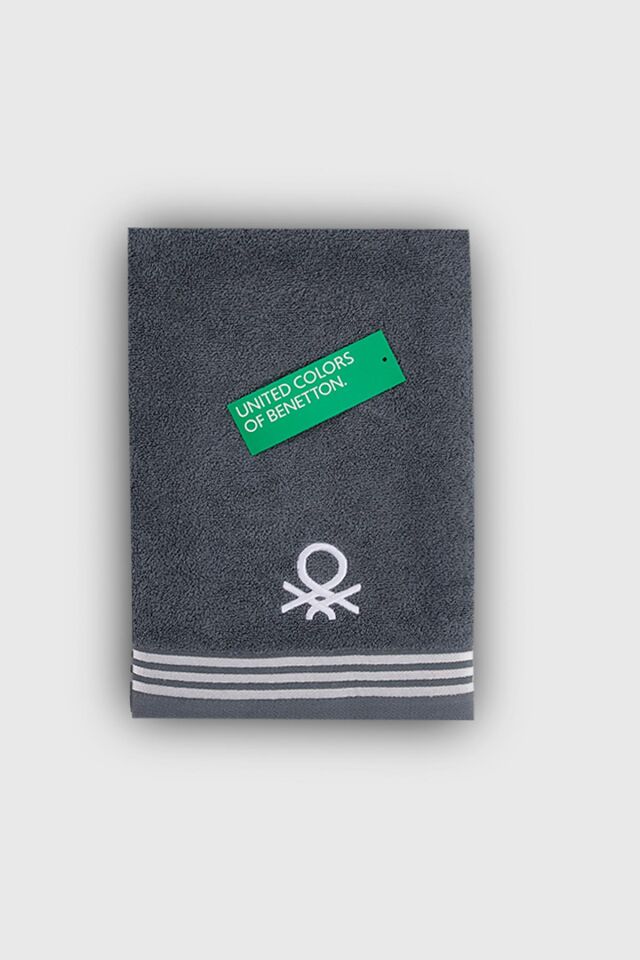 Benetton Bath Towel Dark Grey
