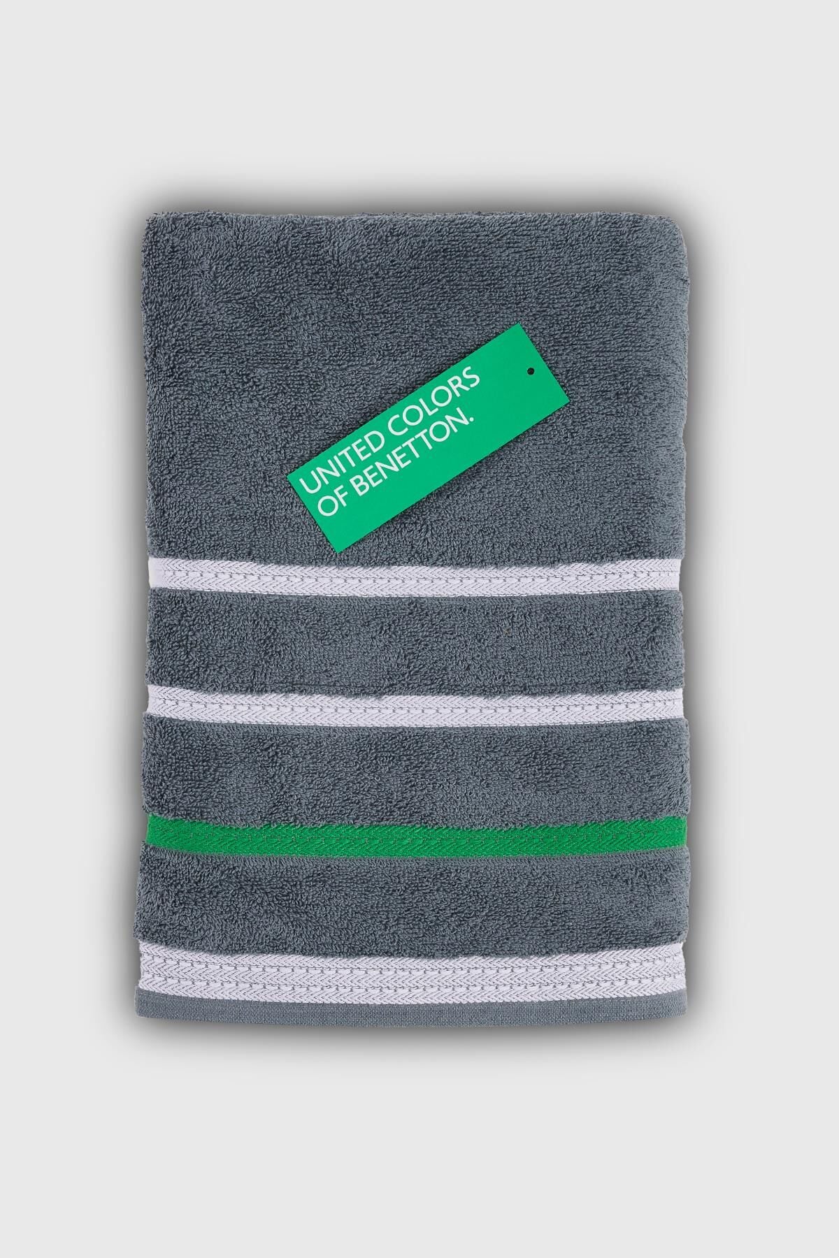 Benetton Banyo Havlusu Koyu Gri