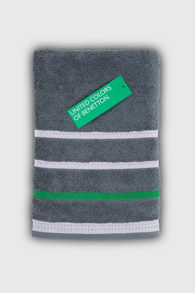 Benetton Bath Towel Dark Grey