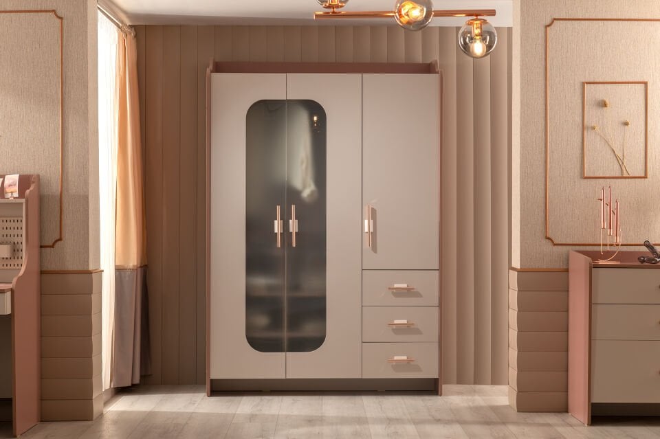 Estella 3 Doors Wardrobe