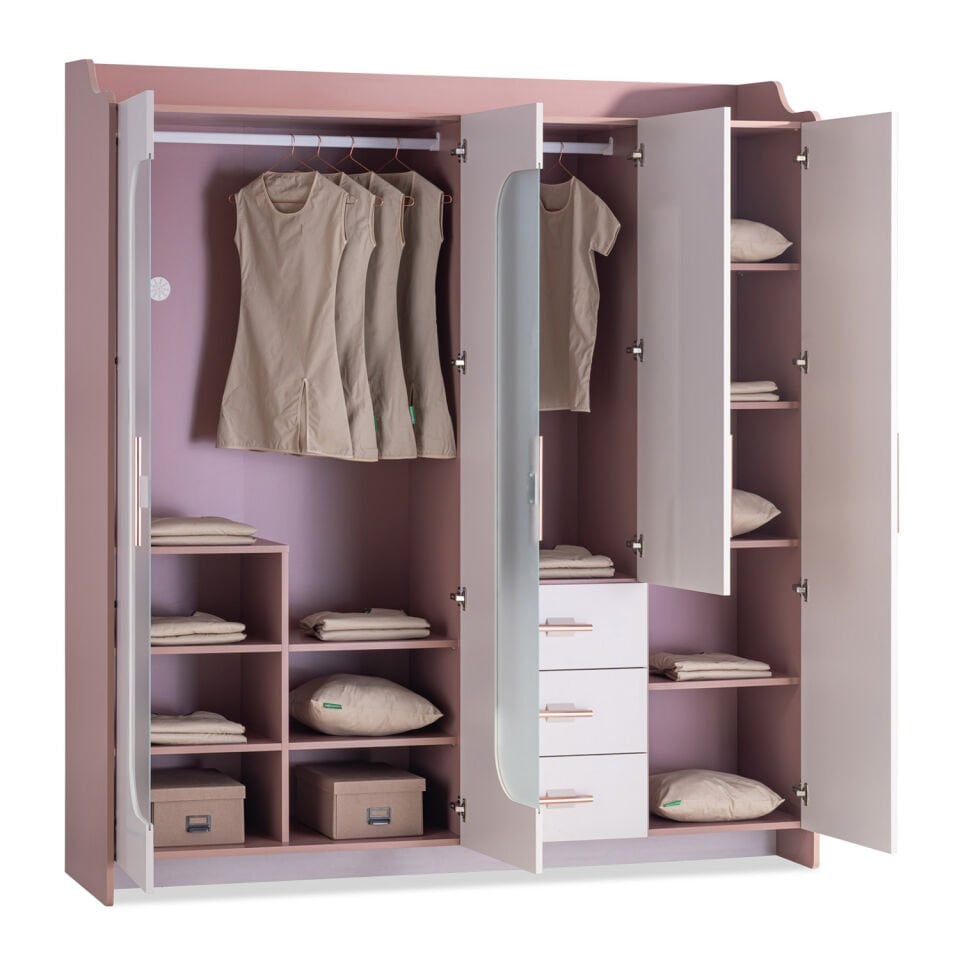 Estella 4 Doors Wardrobe