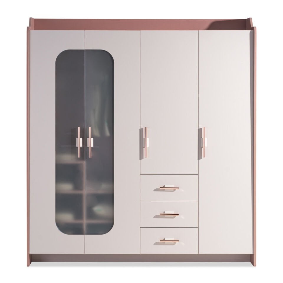 Estella 4 Doors Wardrobe
