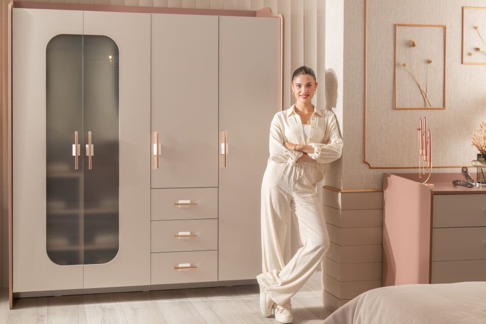 Estella 4 Doors Wardrobe