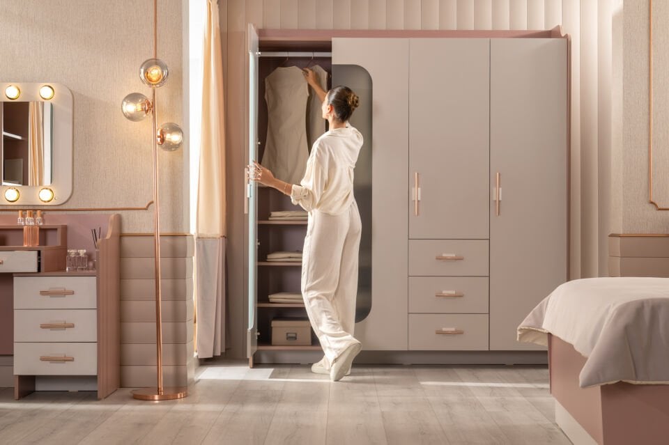 Estella 4 Doors Wardrobe