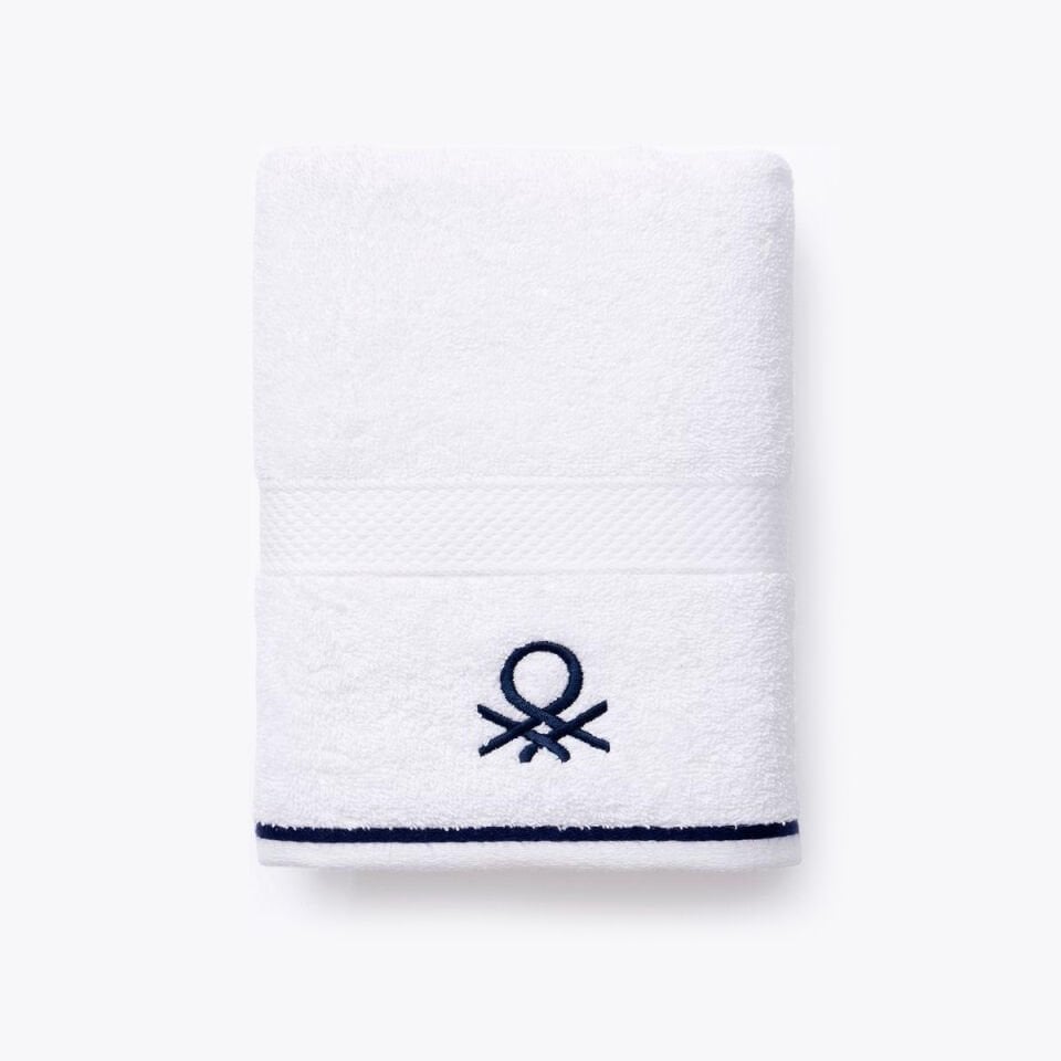 Benetton Bath Towel White