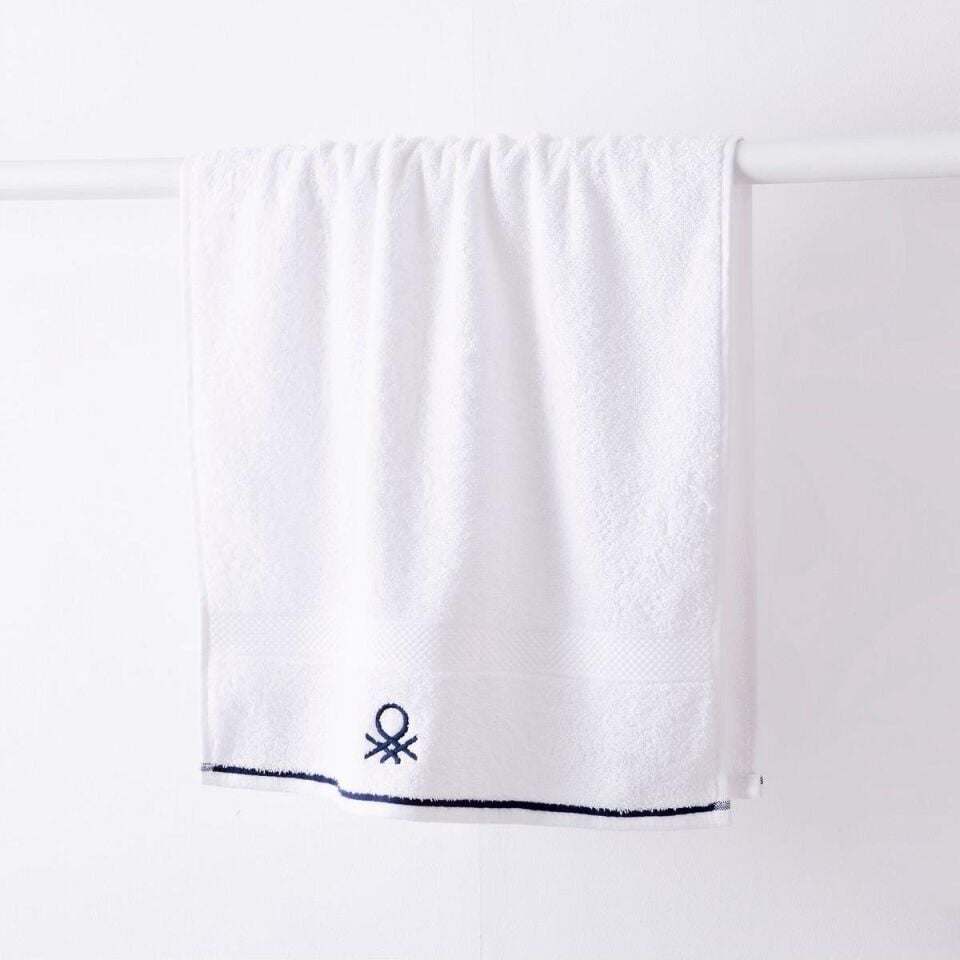 Benetton Badetuch Weiß