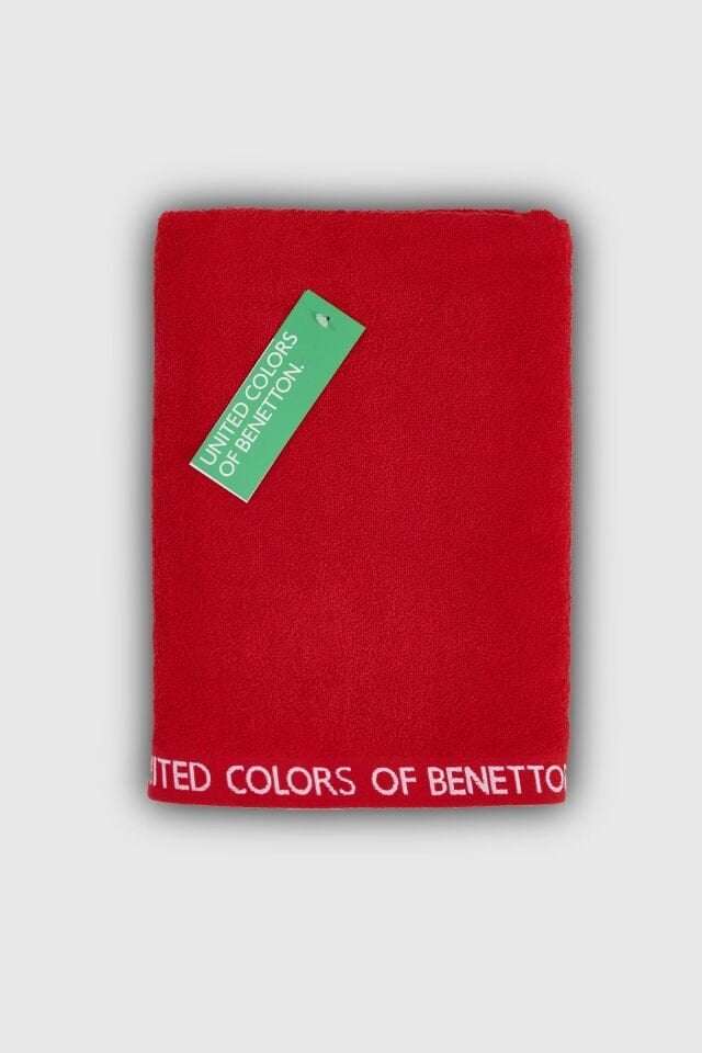 Benetton Bath Towel Red