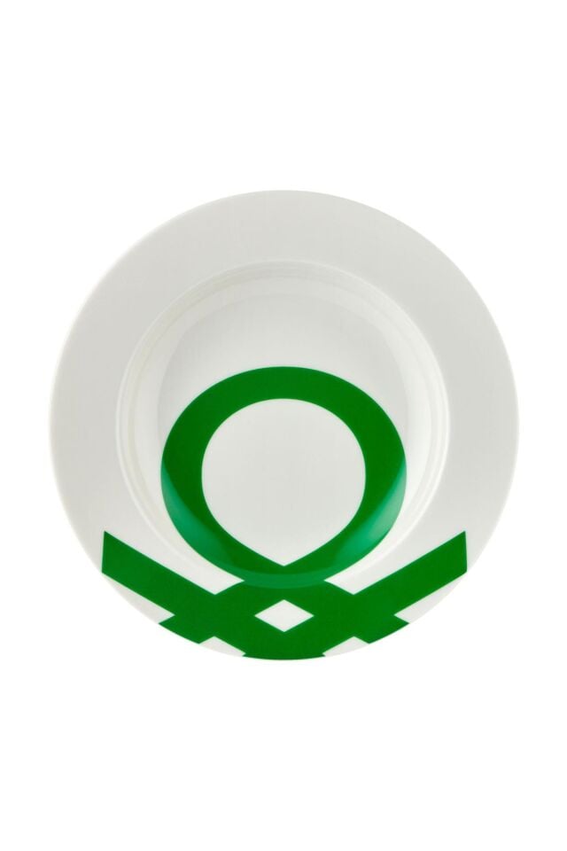 24-Piece Dinner Set with Colorful Logo
