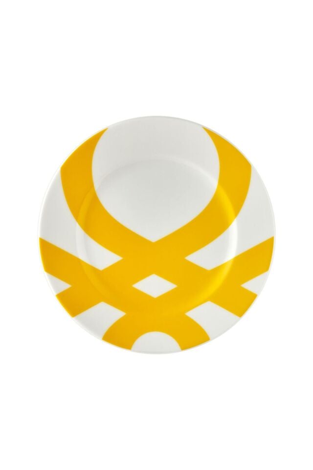 24-Piece Dinner Set with Colorful Logo