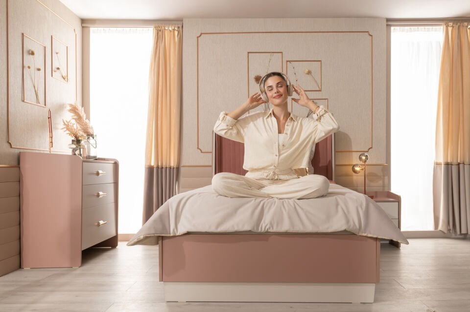 Estella Bed with Base 100x200cm