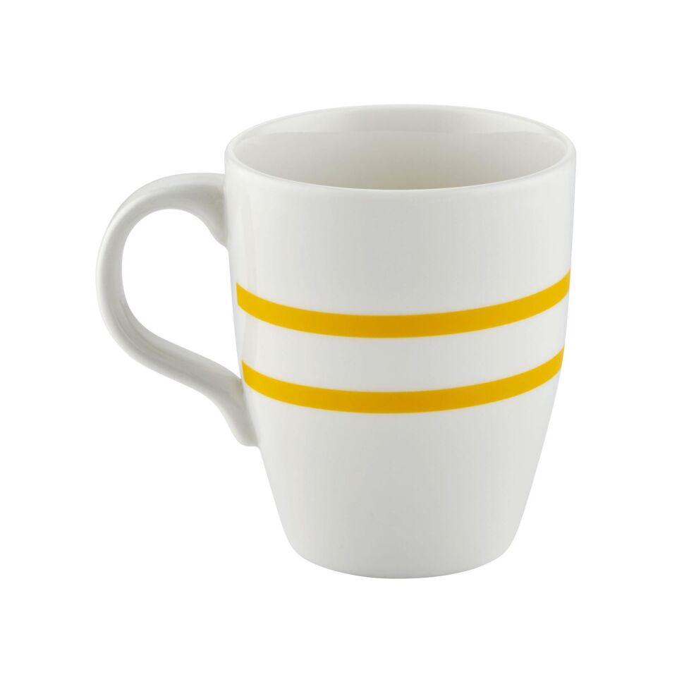 Benetton Porselen Kupa Logolu Sarı