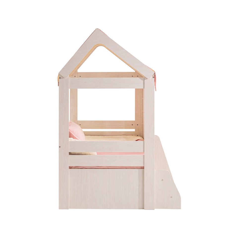 Pink House Çatılı Karyola Boho 90x200cm Çatılı Karyola + Sandık