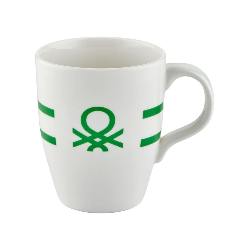 Benetton Porselen Kupa Logolu Yeşil