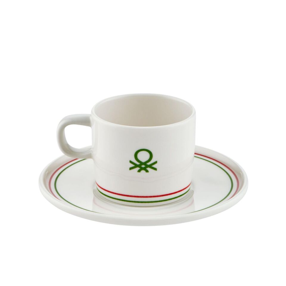 Benetton Small Coffee Cup Set of 4