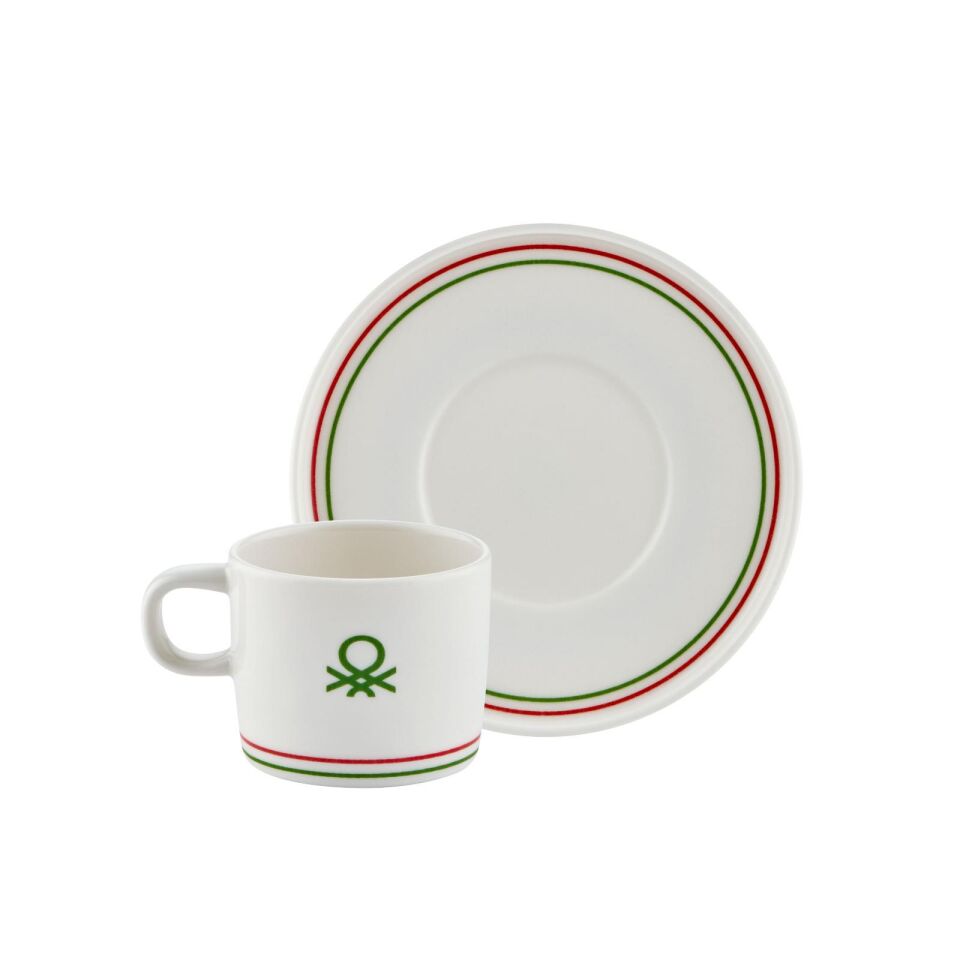Benetton Small Coffee Cup Set of 4