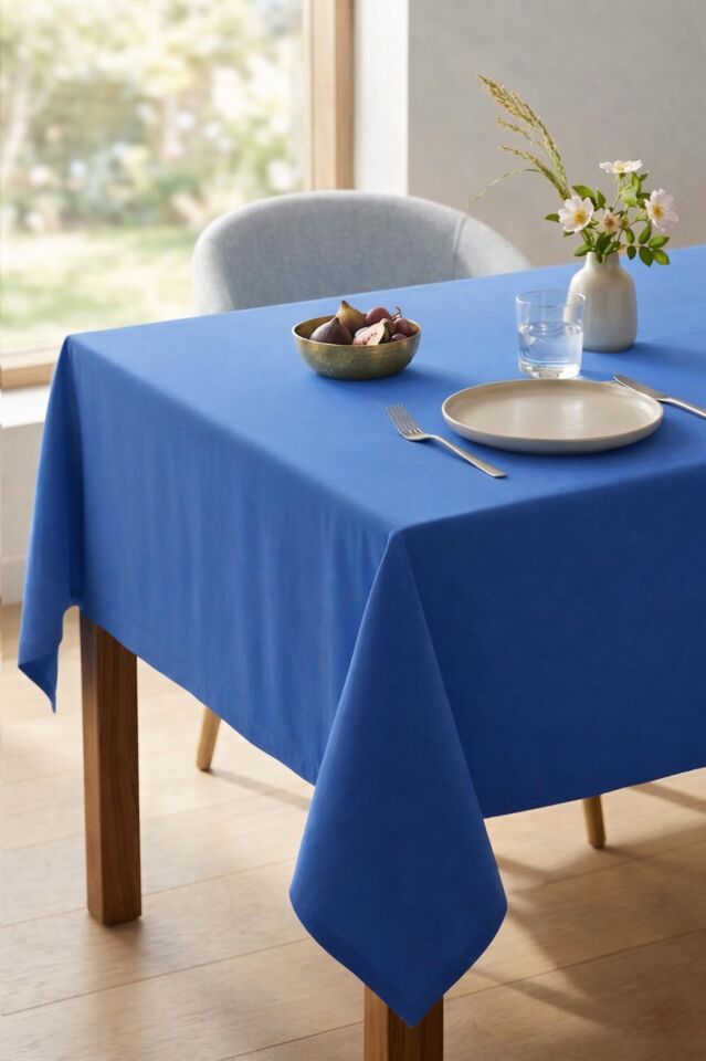 Benetton Masa Örtüsü Mavi