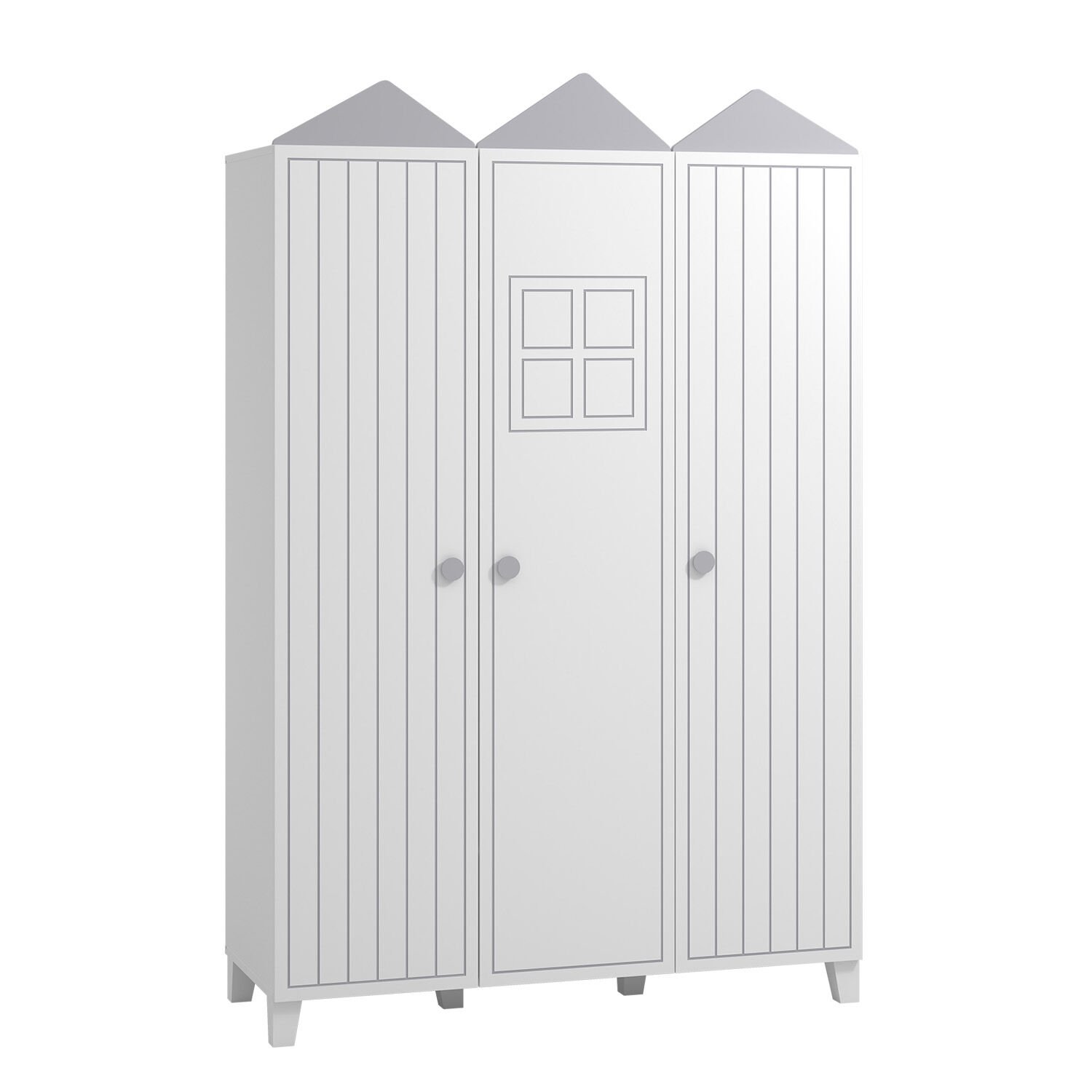 Miami 3 Kapaklı Dolap