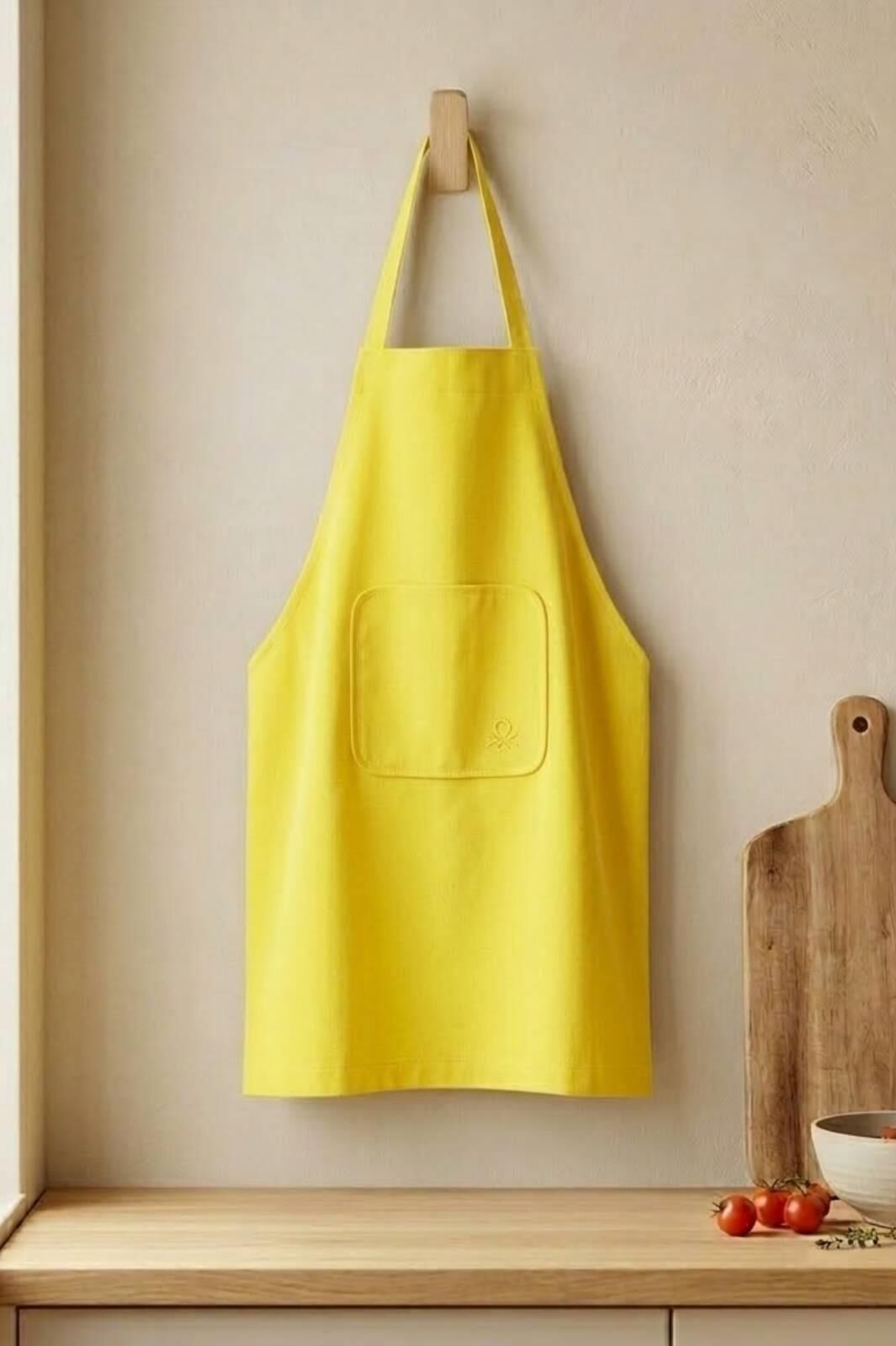 Benetton Kitchen Apron Yellow