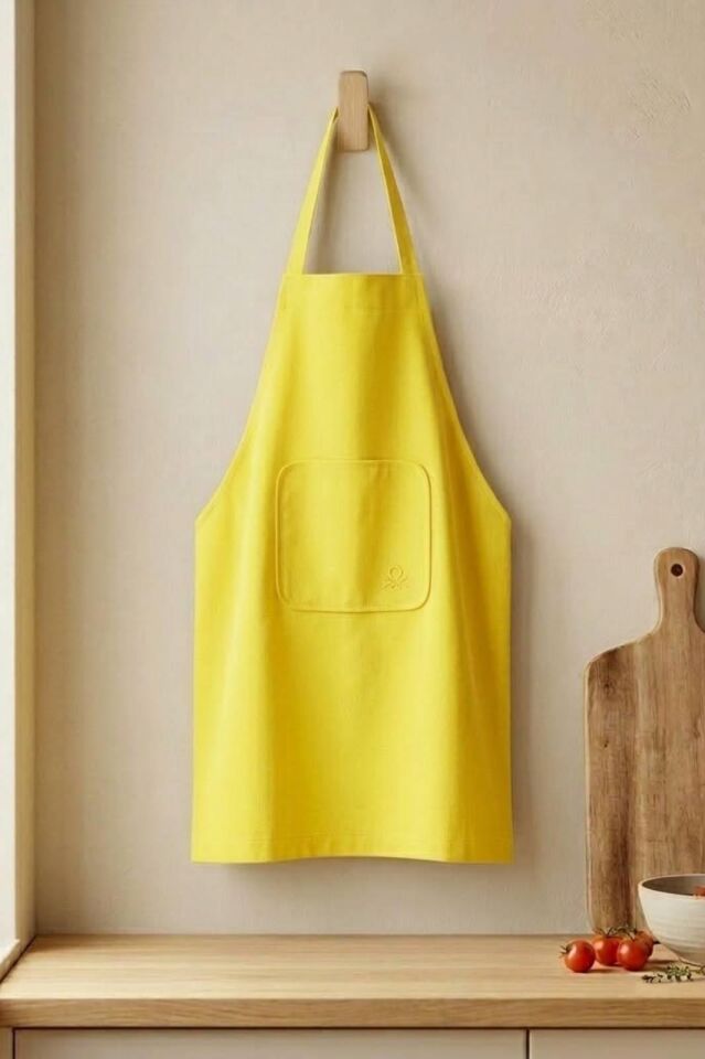 Benetton Kitchen Apron Yellow