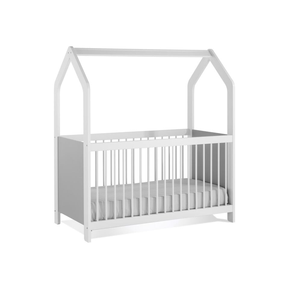 Ruka Çatılı Fonksiyonel Beşik 70x140cm