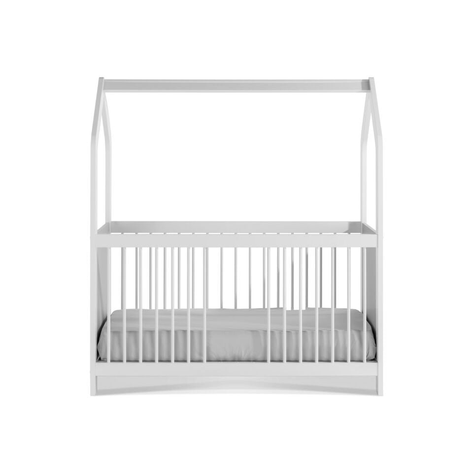 Ruka Çatılı Fonksiyonel Beşik 70x140cm