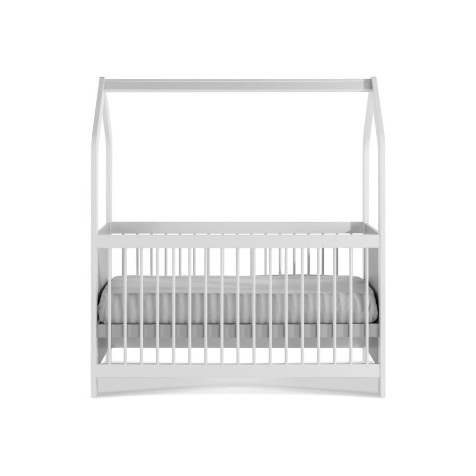 Ruka Çatılı Fonksiyonel Beşik 70x140cm