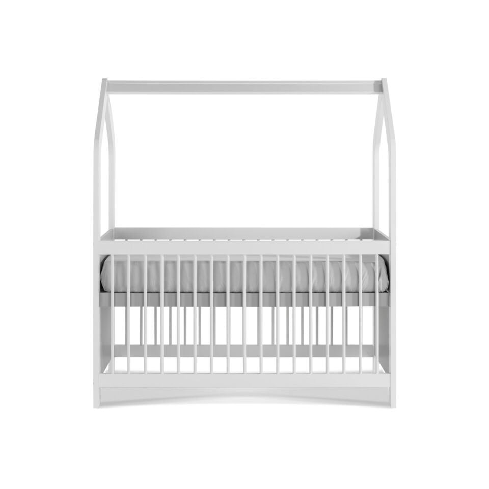 Ruka Çatılı Fonksiyonel Beşik 70x140cm