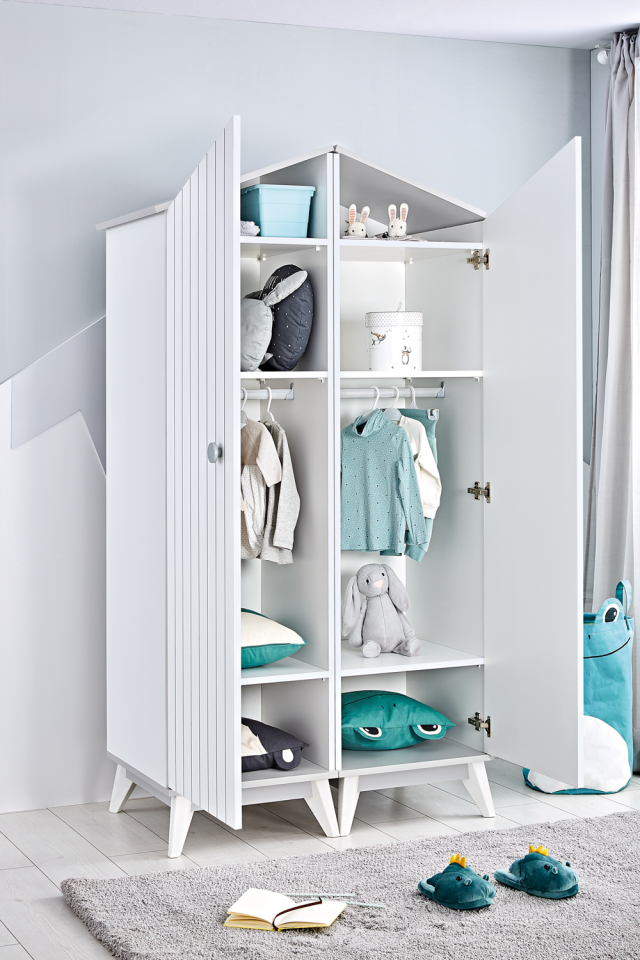 Bird House 1 Door Wardrobe Right