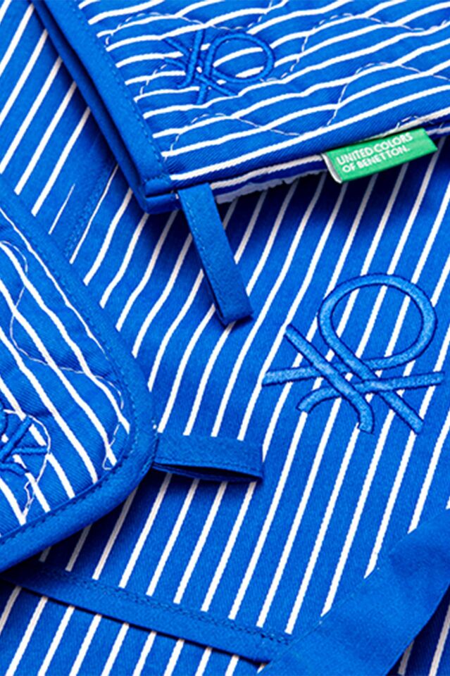 Benetton Gloves & Grips Striped Blue