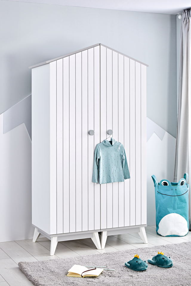 Bird House 1 Door Wardrobe Left