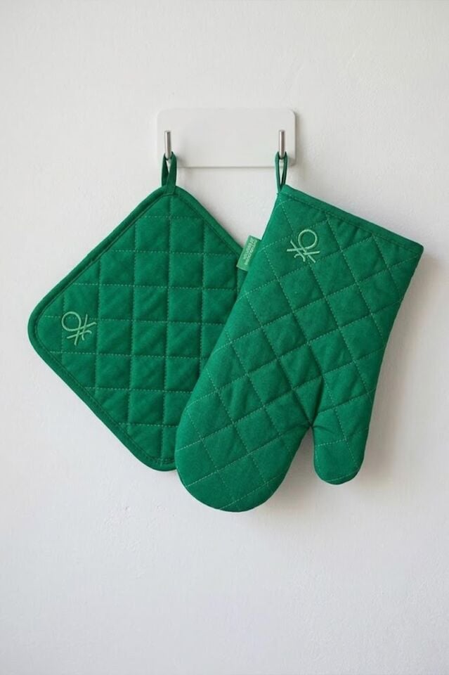 Benetton Eldiven & Tutaç Yeşil