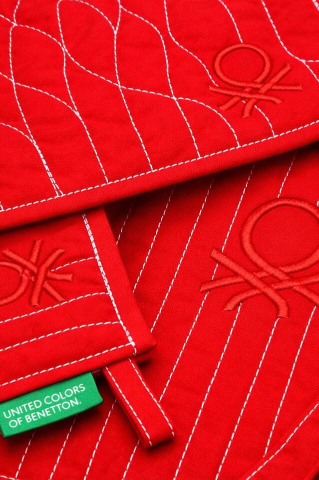 Benetton Eldiven & Tutaç Kırmızı
