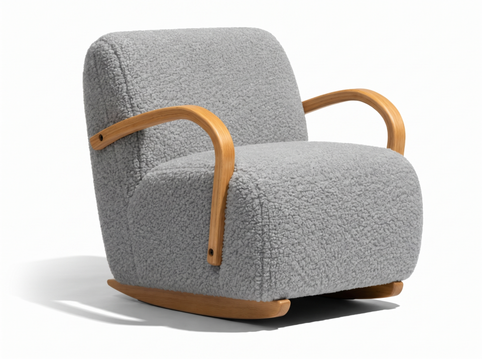 Woodba Peluş Sallanan Çocuk Koltuğu