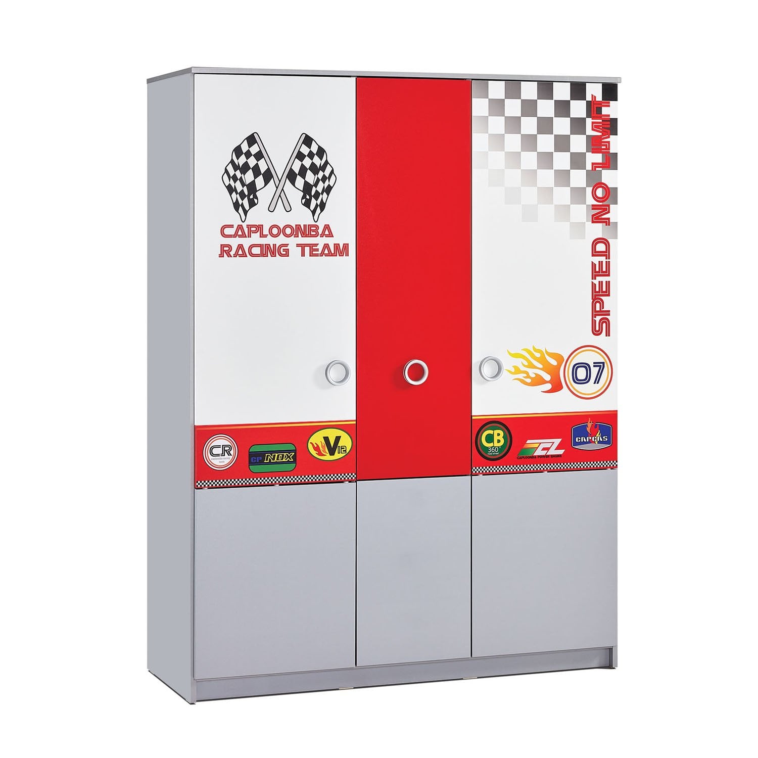 Turbo Cap 3 Doors Wardrobe